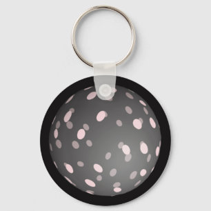 Modern Abstract Sphere Keychain