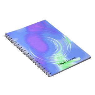 Modern Abstract Spinning Design Notebook