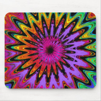 Modern abstract spiral mousepad