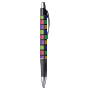 Modern Abstract Squares Pattern Pen