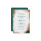 Modern Abstract Teal Copper & Gold Fall Wedding