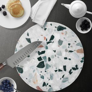 Modern Abstract Terrazzo Pattern Cutting Board