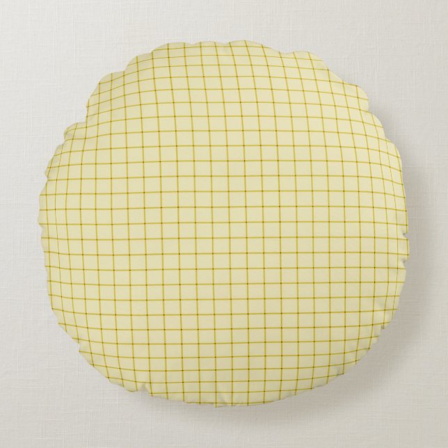 Modern Abstract Texture design Round Pillow (Front)