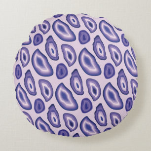 Modern Abstract Texture design Round Pillow