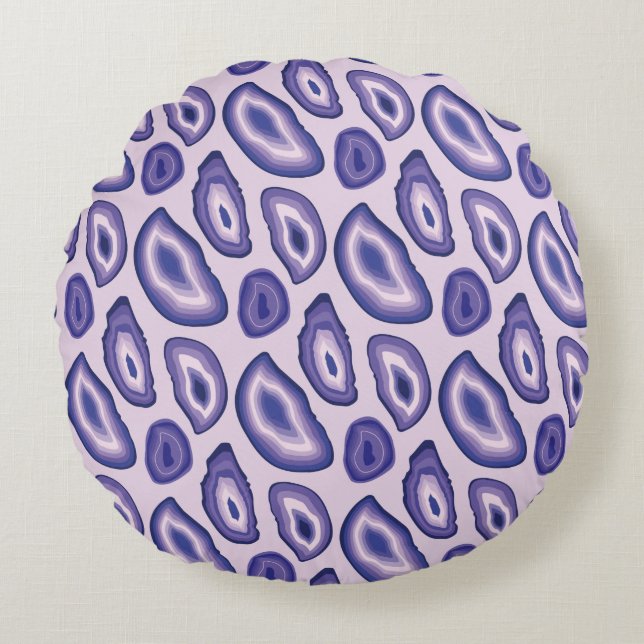 Modern Abstract Texture design Round Pillow (Front)