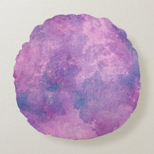 Modern Abstract Texture design Round Pillow