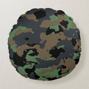 Modern Abstract Texture design Round Pillow