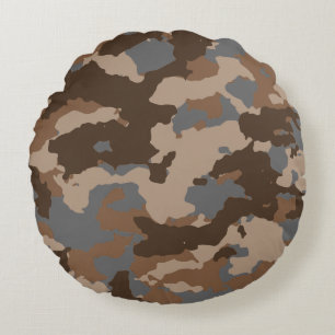 Modern Abstract Texture design Round Pillow