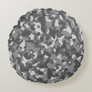 Modern Abstract Texture design Round Pillow