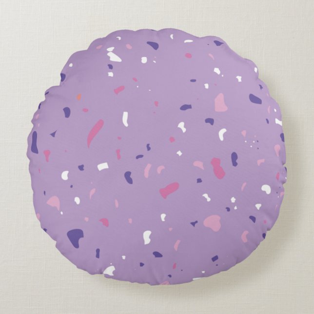 Modern Abstract Texture design Round Pillow (Front)