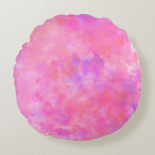 Modern Abstract Texture design Round Pillow
