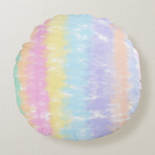 Modern Abstract Texture design Round Pillow