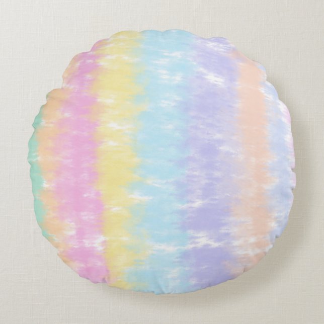 Modern Abstract Texture design Round Pillow (Front)