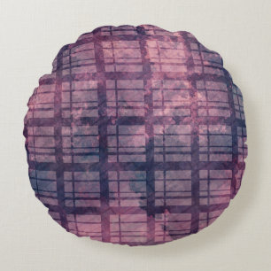 Modern Abstract Texture design Round Pillow