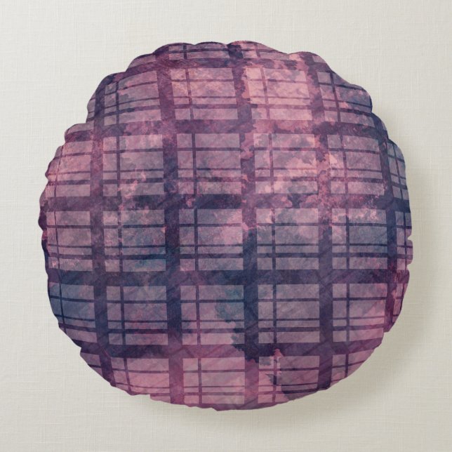 Modern Abstract Texture design Round Pillow (Front)