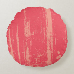 Modern Abstract Texture design Round Pillow