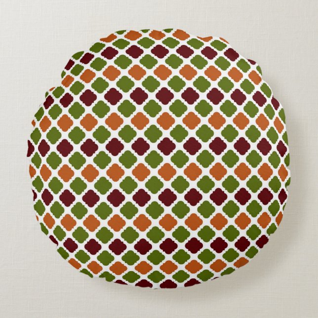 Modern Abstract Texture design Round Pillow (Front)