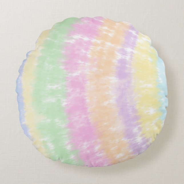 Modern Abstract Texture design Round Pillow (Front)