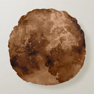 Modern Abstract Texture design Round Pillow