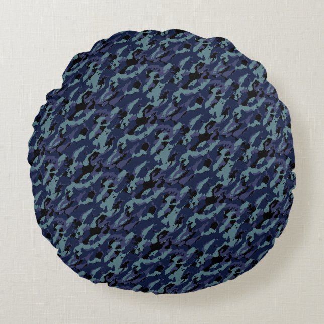 Modern Abstract Texture design Round Pillow (Front)