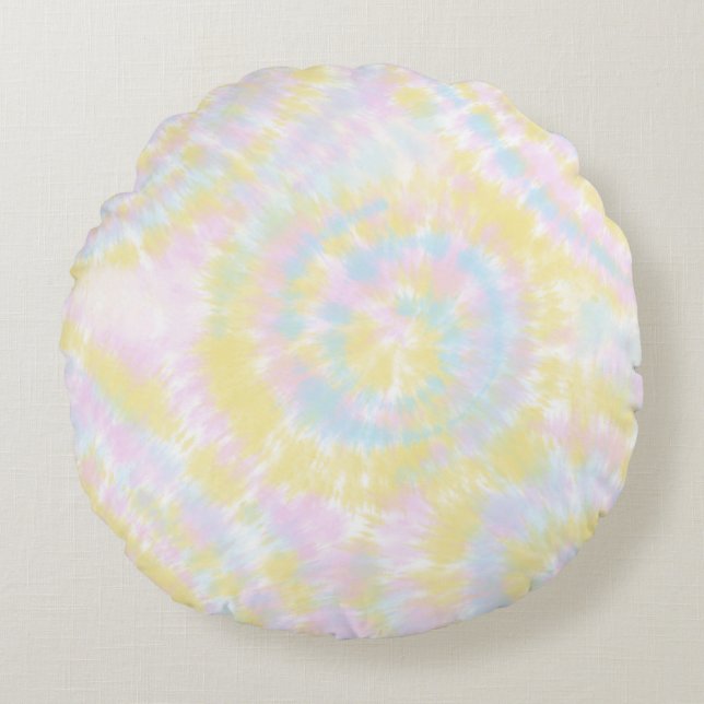 Modern Abstract Texture design Round Pillow (Front)