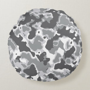 Modern Abstract Texture design Round Pillow