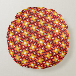 Modern Abstract Texture design Round Pillow