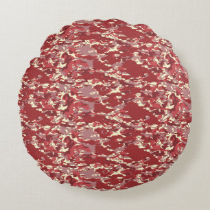 Modern Abstract Texture design Round Pillow