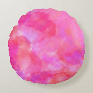 Modern Abstract Texture design Round Pillow
