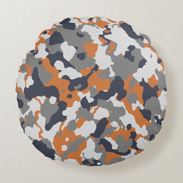 Modern Abstract Texture design Round Pillow (Front)