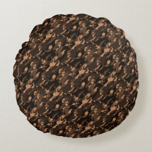 Modern Abstract Texture design Round Pillow