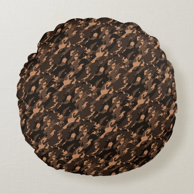 Modern Abstract Texture design Round Pillow (Front)