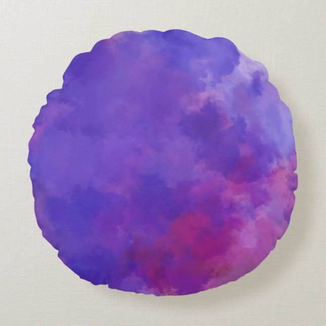 Modern Abstract Texture design Round Pillow (Front)