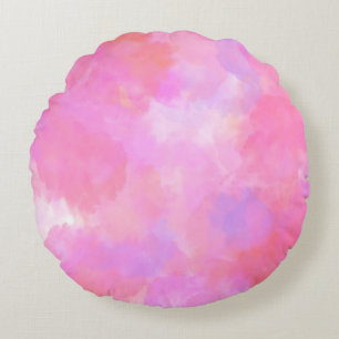 Modern Abstract Texture design Round Pillow