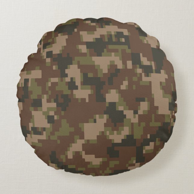 Modern Abstract Texture design Round Pillow (Front)
