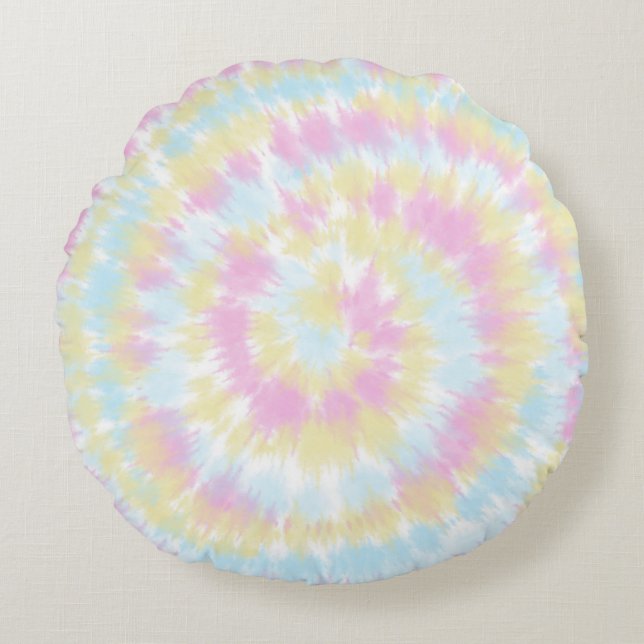 Modern Abstract Texture design Round Pillow (Front)
