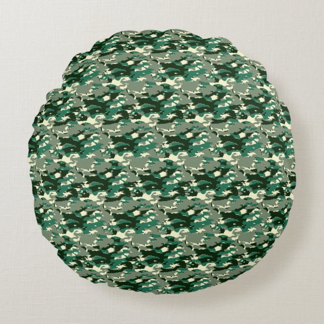 Modern Abstract Texture design Round Pillow (Front)