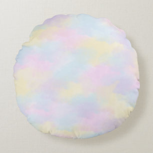 Modern Abstract Texture design Round Pillow