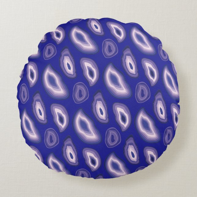 Modern Abstract Texture design Round Pillow (Front)