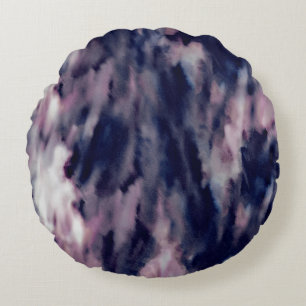 Modern Abstract Texture design Round Pillow