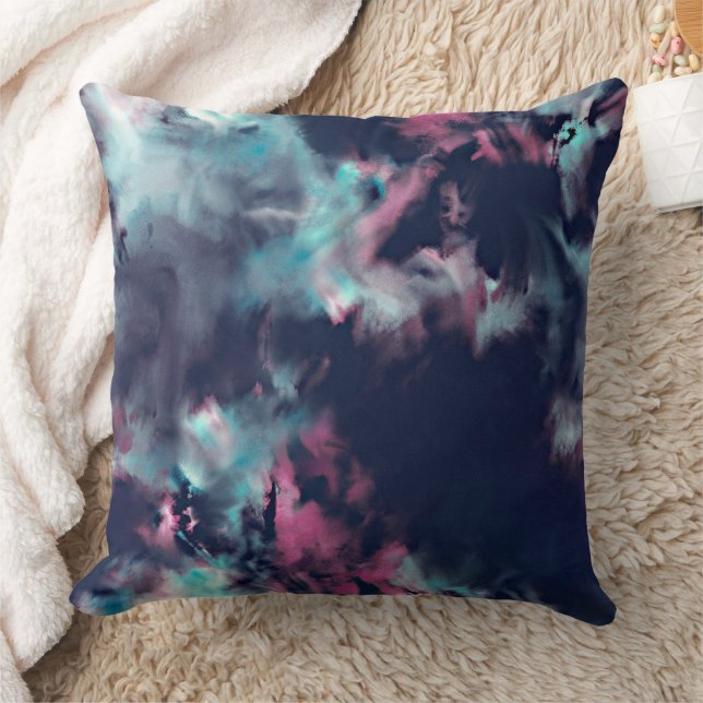 Modern Abstract Texture design Throw Pillow (Blanket)