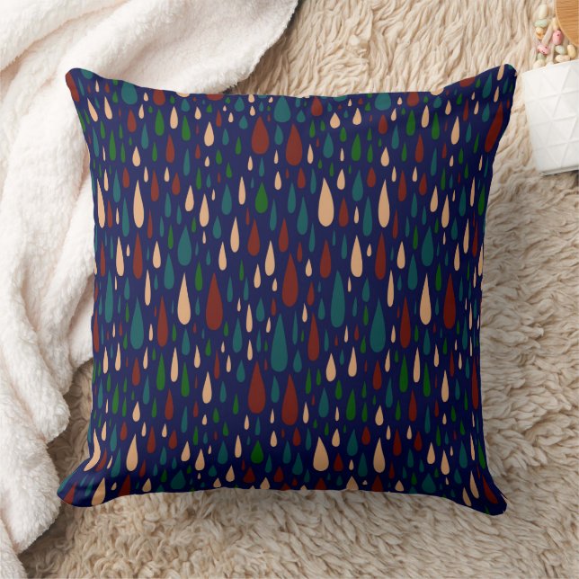 Modern Abstract Texture design Throw Pillow (Blanket)