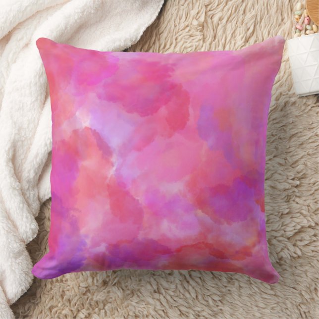 Modern Abstract Texture design Throw Pillow (Blanket)