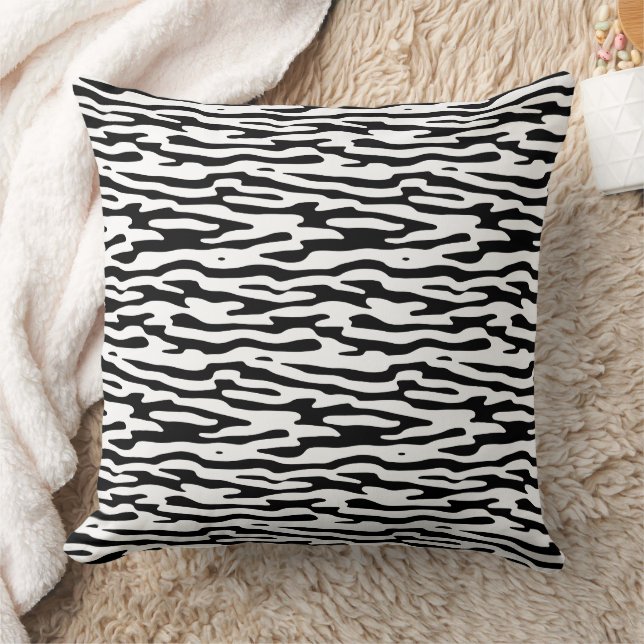 Modern Abstract Texture design Throw Pillow (Blanket)