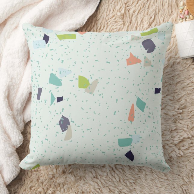 Modern Abstract Texture design Throw Pillow (Blanket)