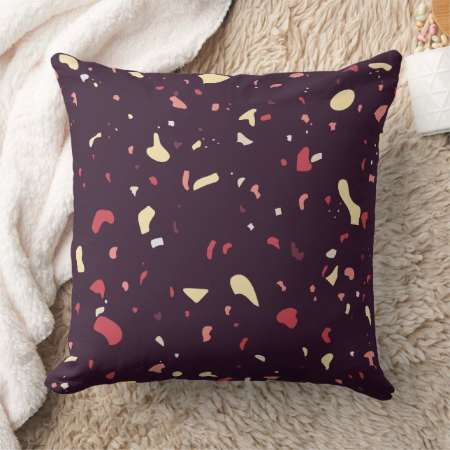 Modern Abstract Texture design Throw Pillow (Blanket)