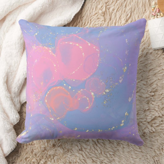 Modern Abstract Texture design Throw Pillow (Blanket)