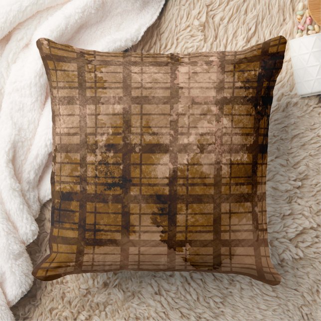 Modern Abstract Texture design Throw Pillow (Blanket)