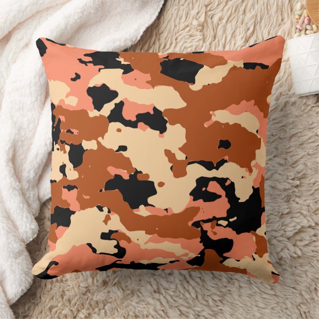 Modern Abstract Texture design Throw Pillow (Blanket)