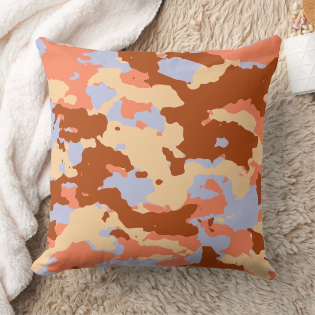 Modern Abstract Texture design Throw Pillow (Blanket)